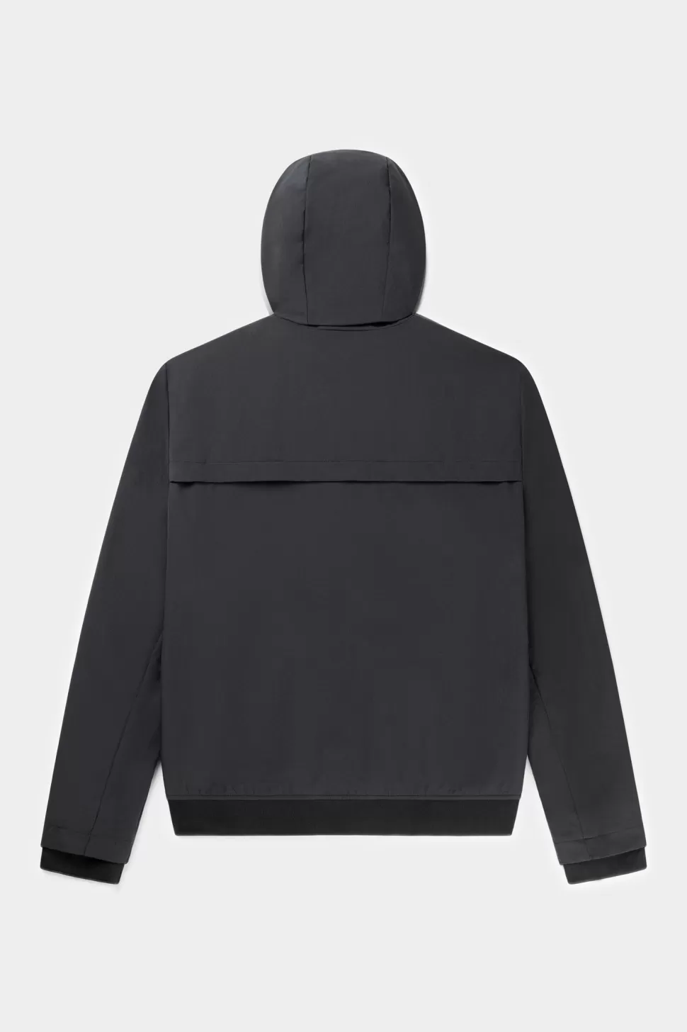 Jacken*BALR. Alec Hooded Windbreaker Jacket Jet Black