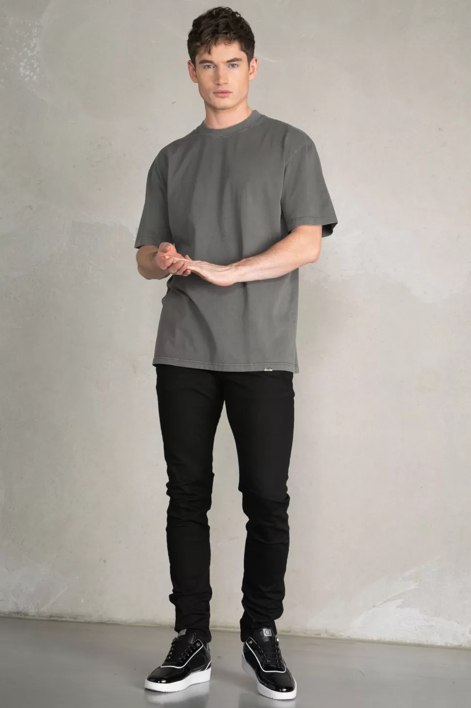 T-Shirts*BALR. Blanks Box T-Shirt Jet Black Vintage