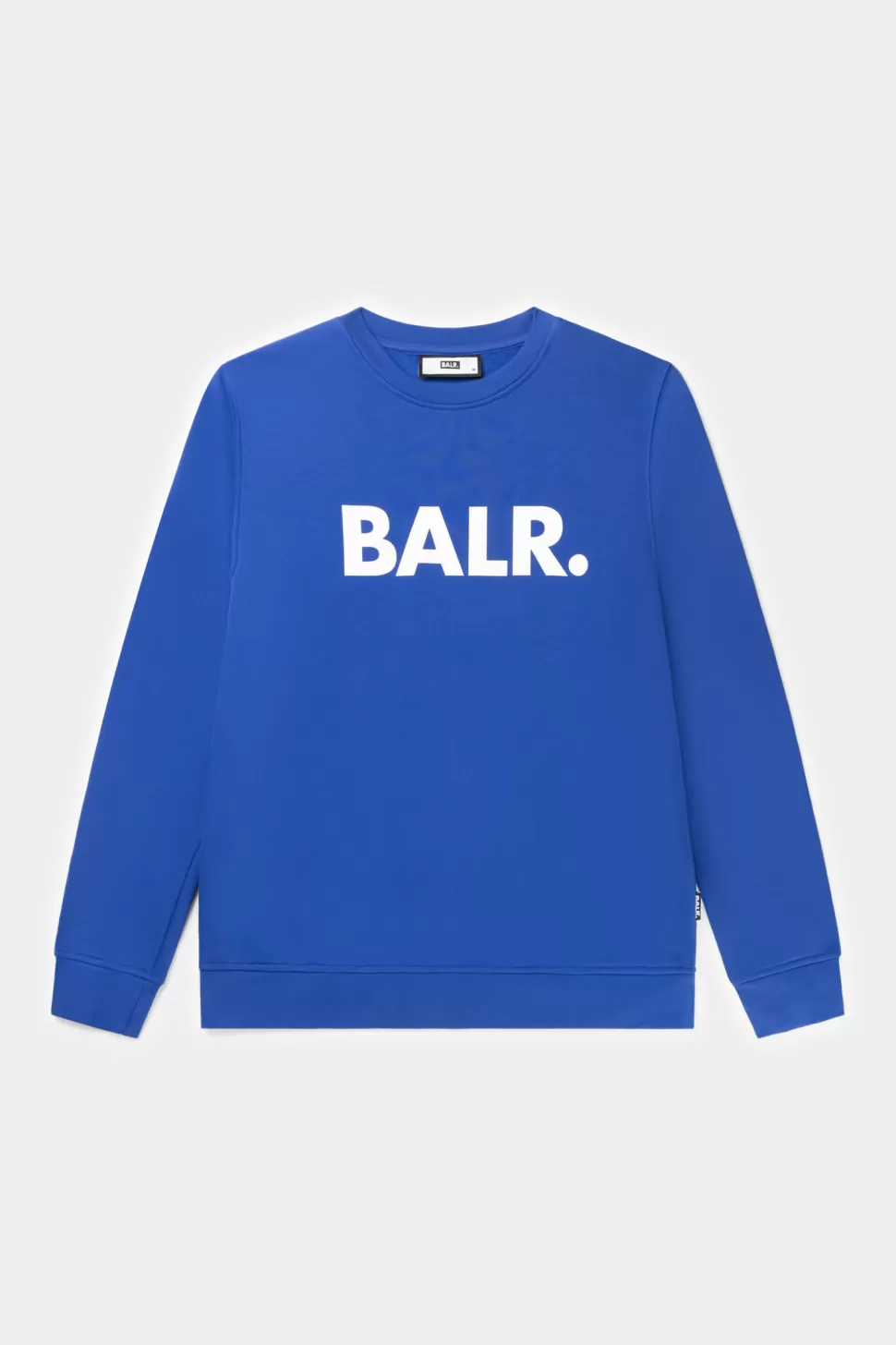 Sweatshirts*BALR. Brand Straight Crewneck Surf The Web/Bright White