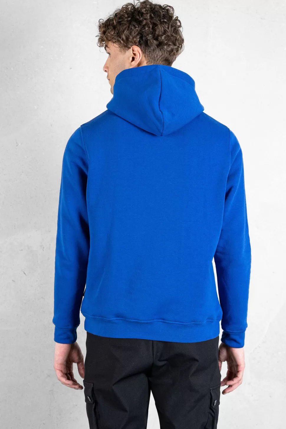 Kapuzenpullover*BALR. Brand Straight Small Logo Hoodie Surf The Web/Bright White