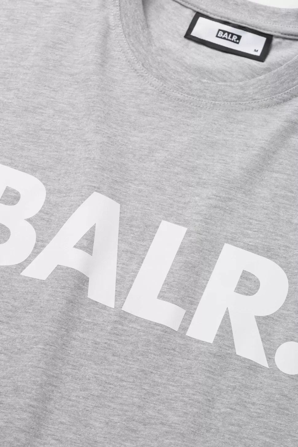 T-Shirts*BALR. Brand Straight T-Shirt Grey Melange