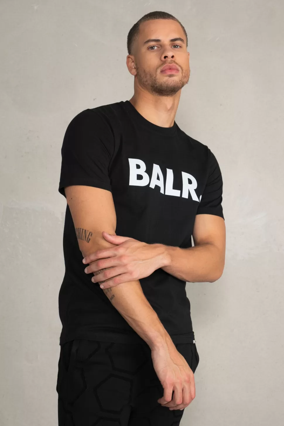 T-Shirts*BALR. Brand Straight T-Shirt Jet Black