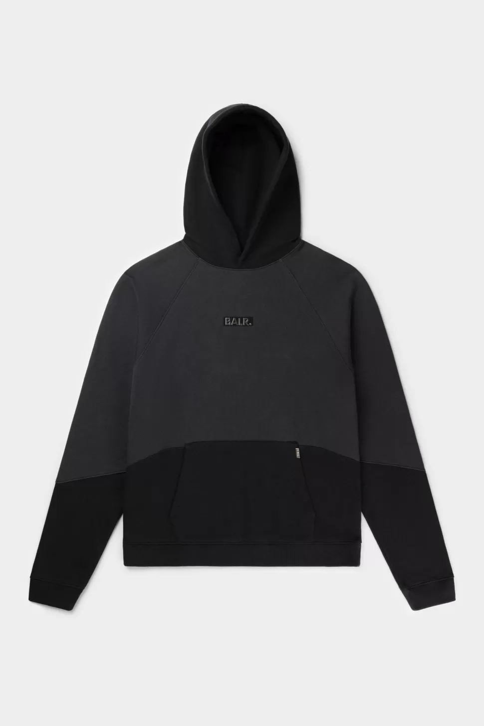 Kapuzenpullover*BALR. Carter Loose Double Arrow Hoodie Jet Black/Asphalt