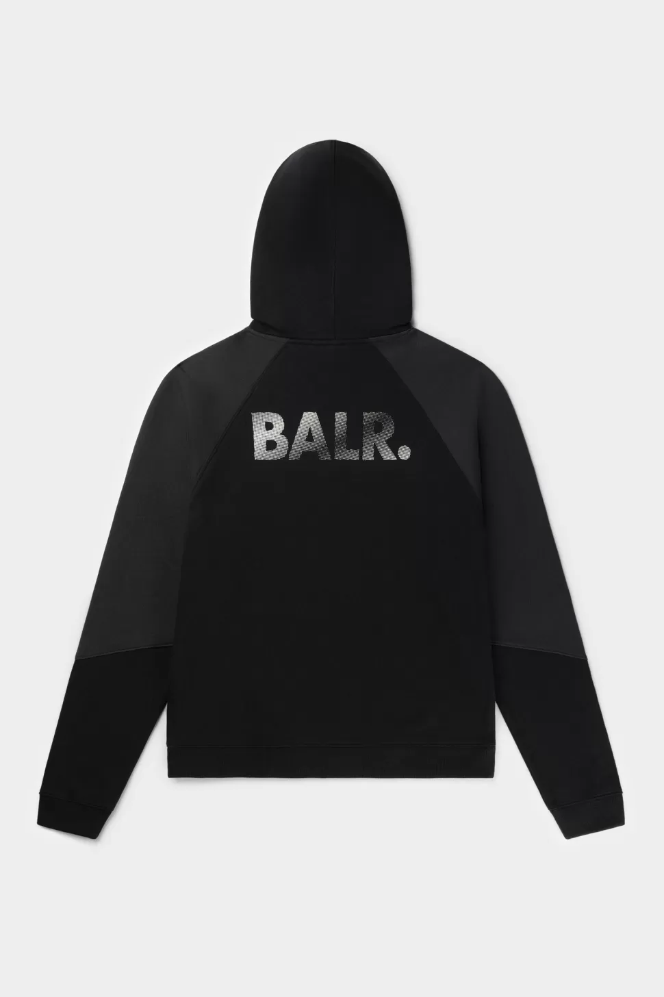 Kapuzenpullover*BALR. Carter Loose Double Arrow Hoodie Jet Black/Asphalt