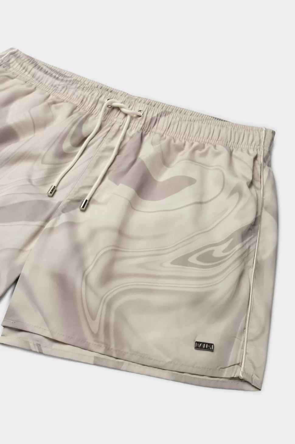 Bademode*BALR. Classic Marble Swim Short Egret