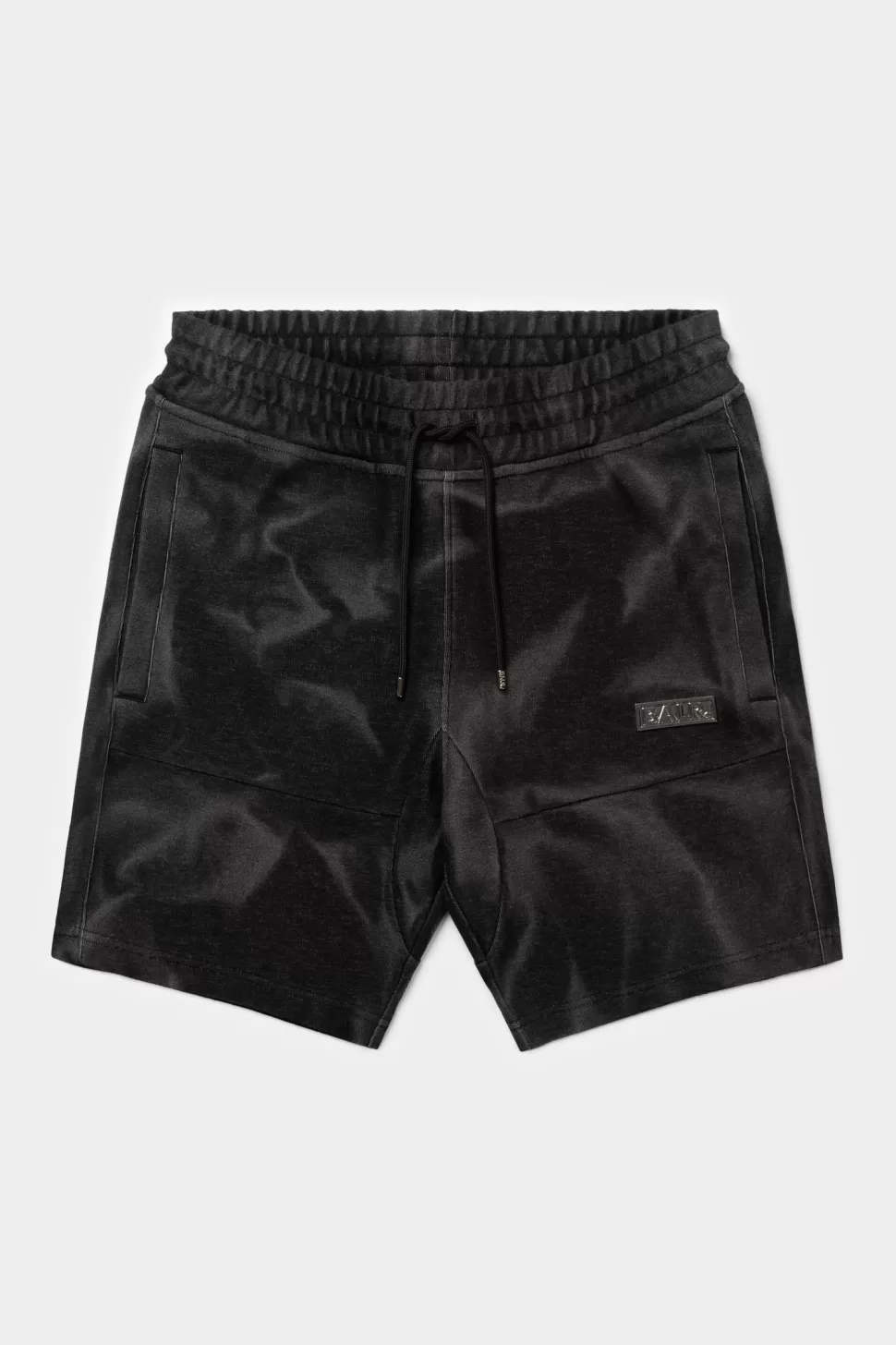 Kurze Hosen*BALR. D11 Straight Washed Shorts Ghost Grey Washed