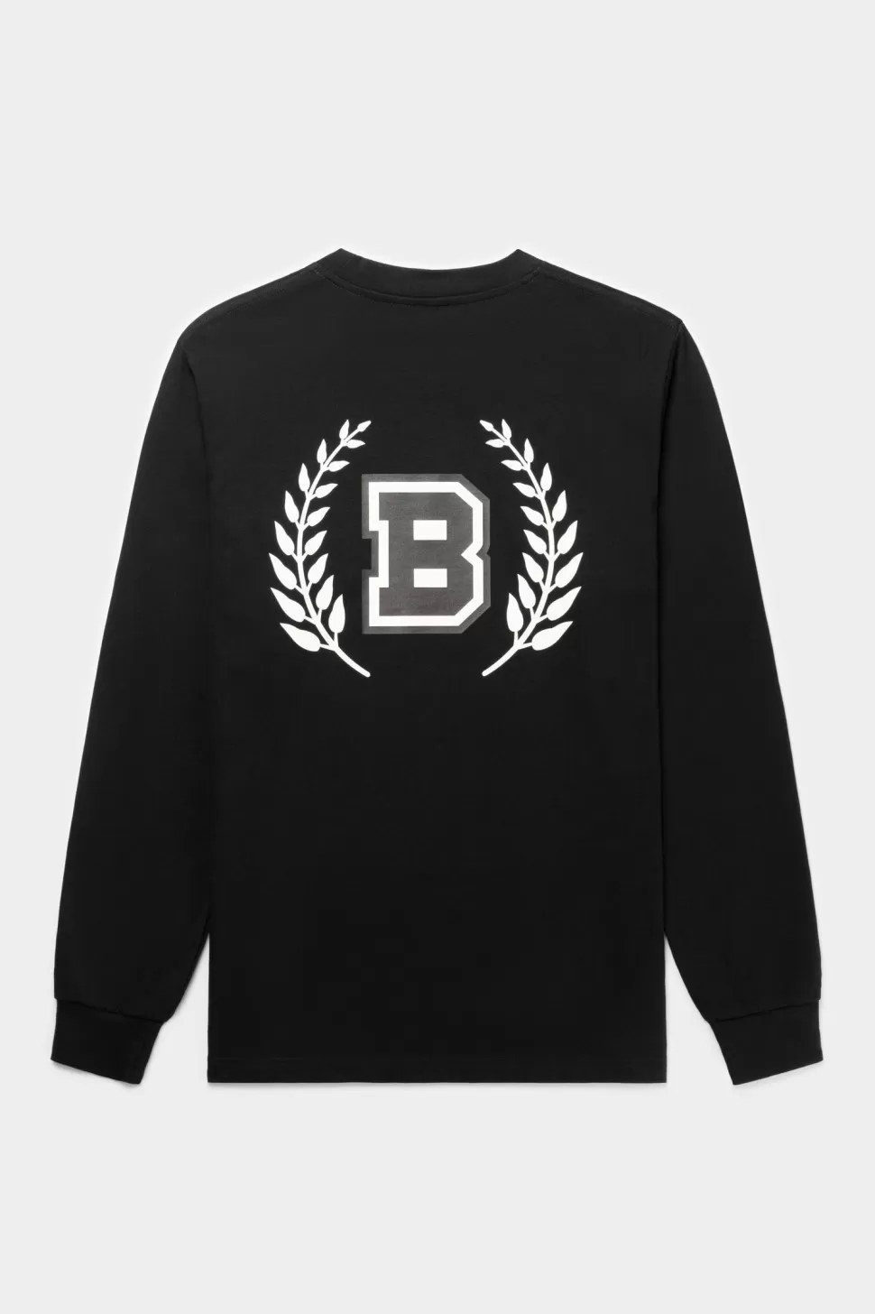 T-Shirts*BALR. Franck Relaxed B Crest Longsleeve Jet Black