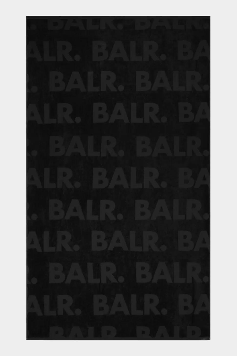 Taschen & Travel*BALR. Jacquard Brand Aop Cotton Towel Jet Black