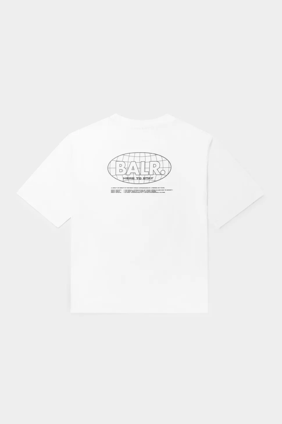 T-Shirts*BALR. Joey Box H2S Globe T-Shirt Bright White