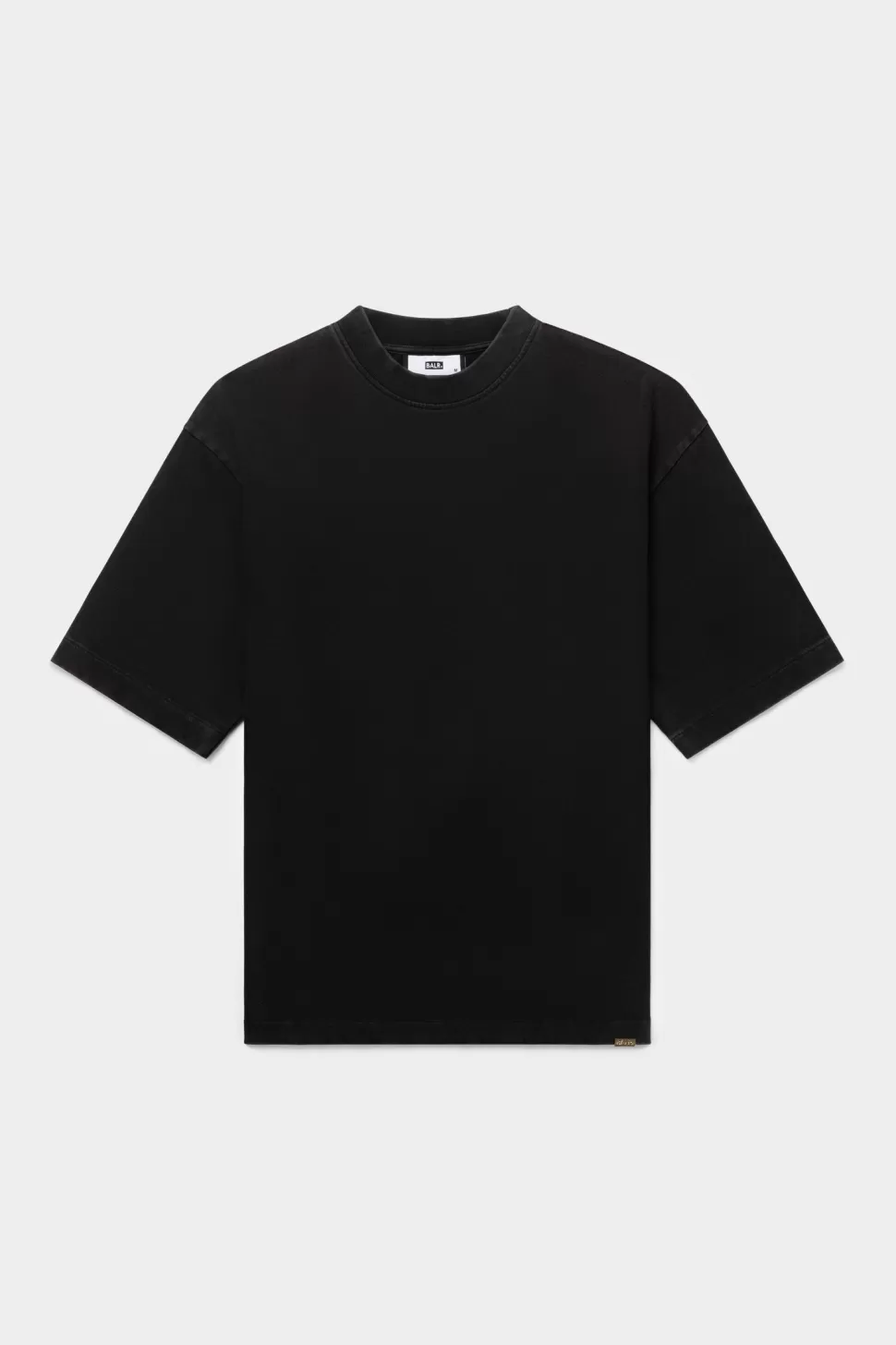 T-Shirts*BALR. Joey Box Washed Melted Brand T-Shirt Jet Black