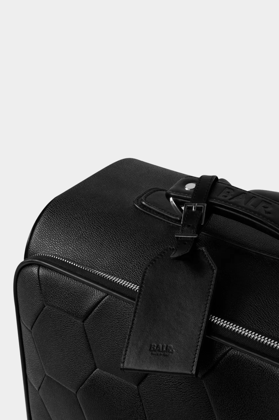 Taschen & Travel*BALR. Leather Luggage Tag Black