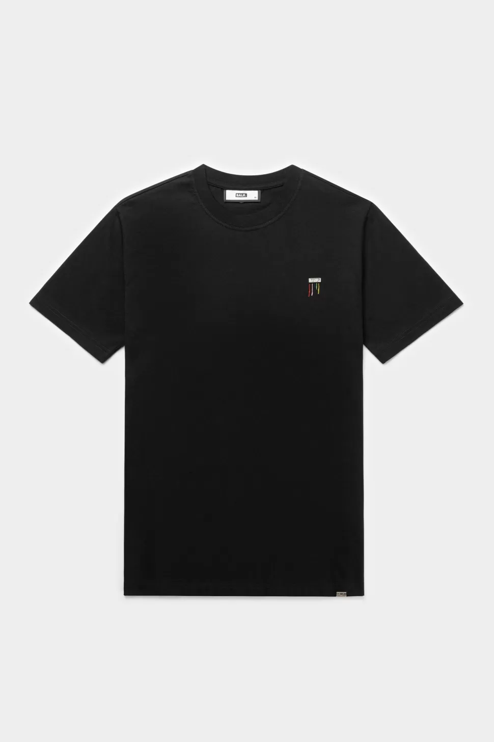 T-Shirts*BALR. Olaf Straight Colored Letters T-Shirt Jet Black
