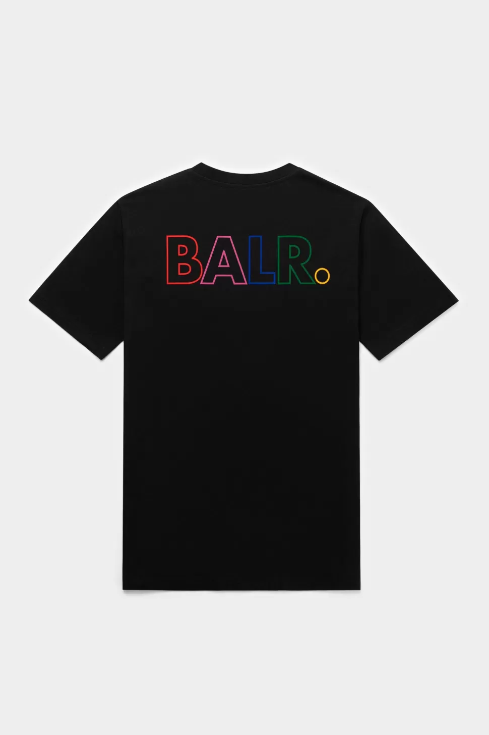 T-Shirts*BALR. Olaf Straight Colored Letters T-Shirt Jet Black