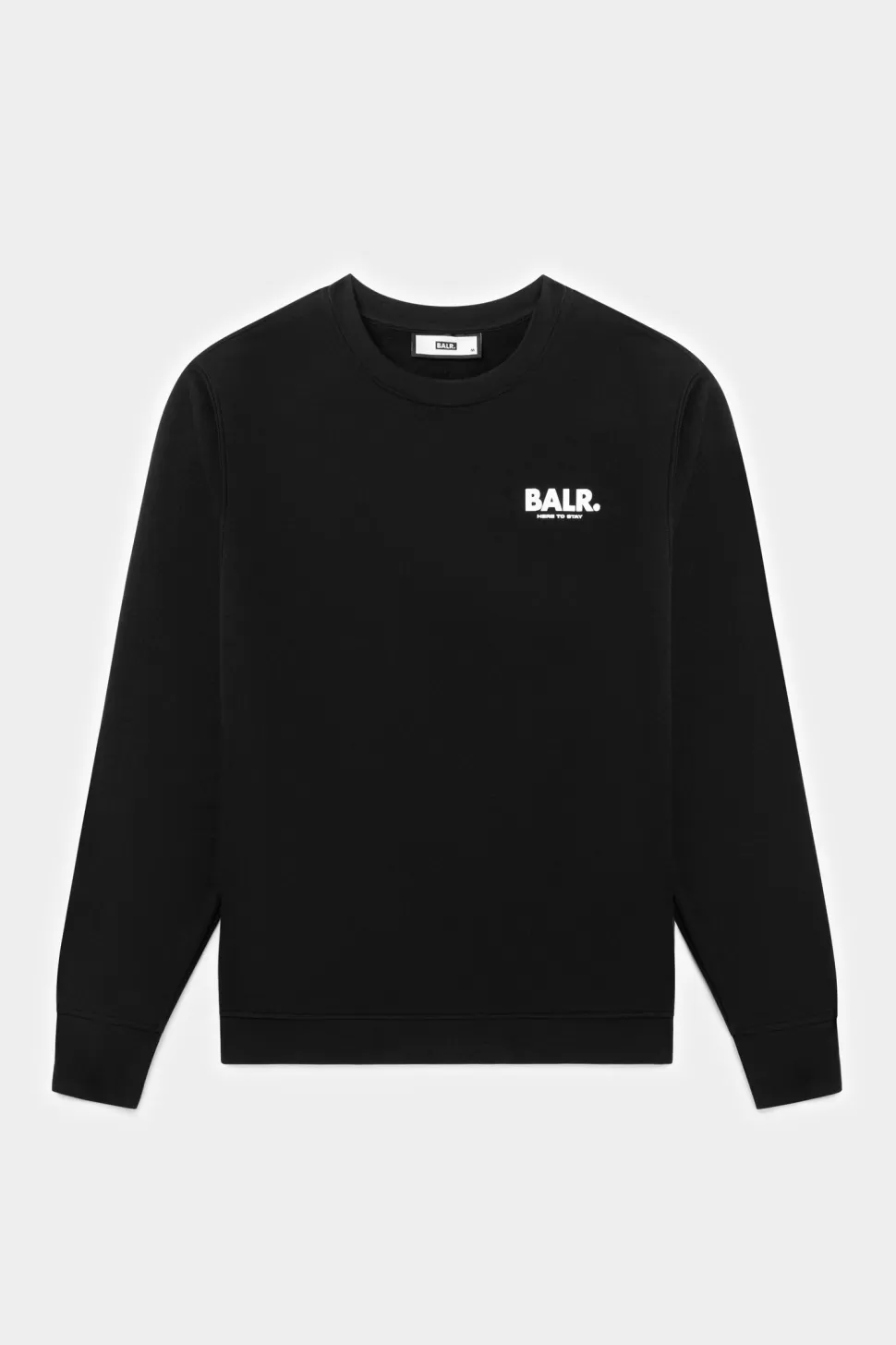 Sweatshirts*BALR. Olaf Straight H2S Globe Crewneck Jet Black