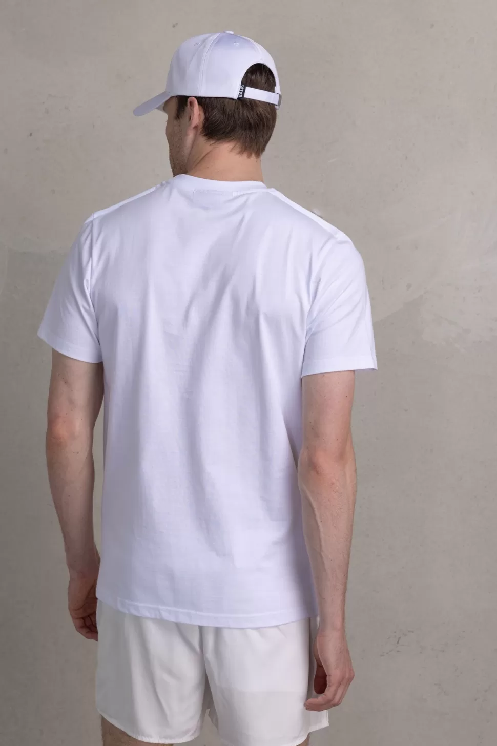 T-Shirts*BALR. Olaf Straight Neon Brand T-Shirt Bright White/Paisley Purple