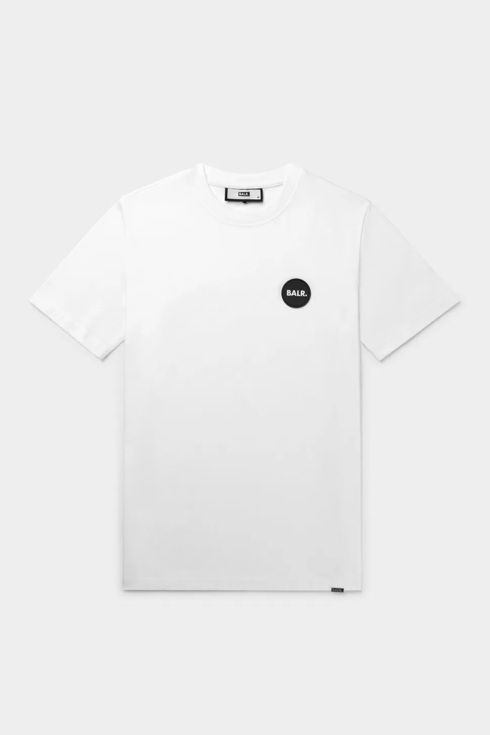 T-Shirts*BALR. Olaf Straight Round Rubber Badge T-Shirt Bright White