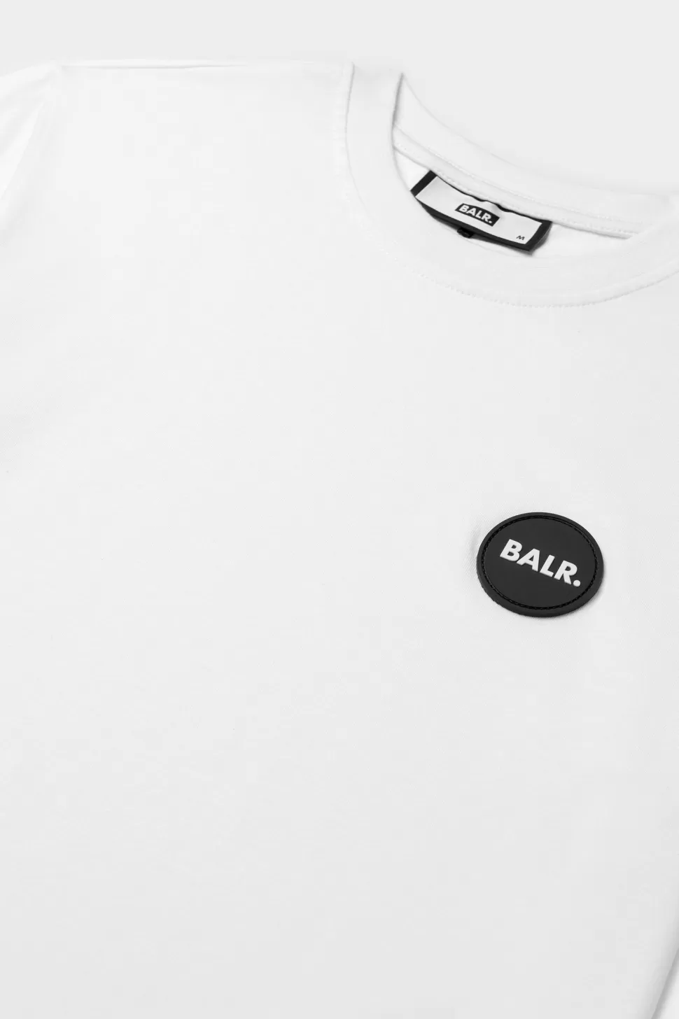 T-Shirts*BALR. Olaf Straight Round Rubber Badge T-Shirt Bright White