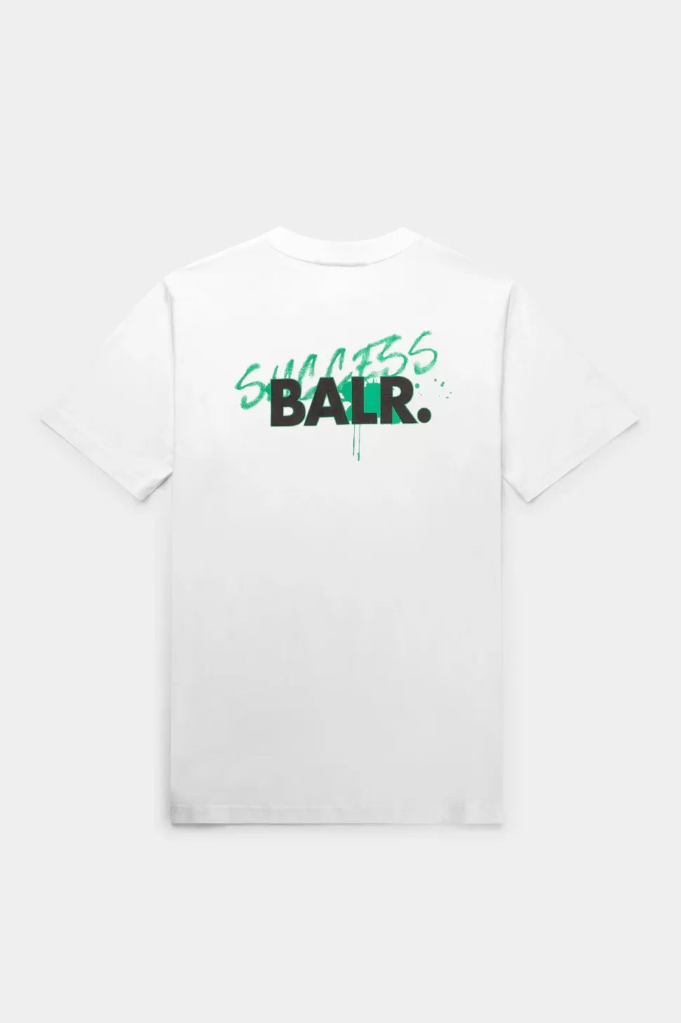 T-Shirts*BALR. Olaf Straight Success T-Shirt Bright White/Jet Black