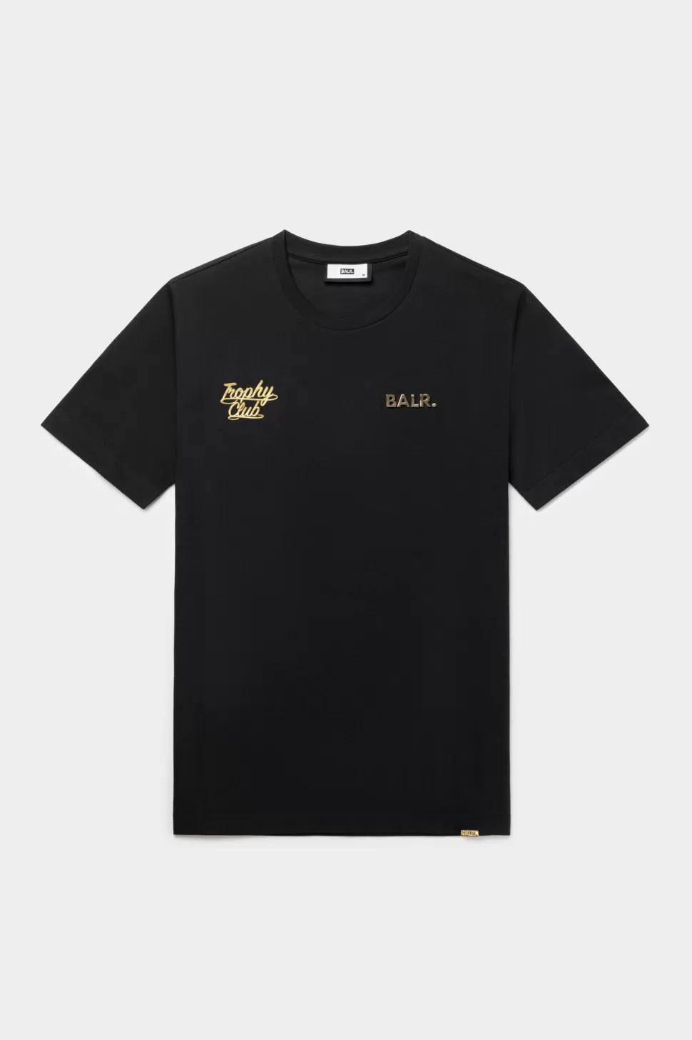 T-Shirts*BALR. Olaf Straight Tc Gold T-Shirt Jet Black