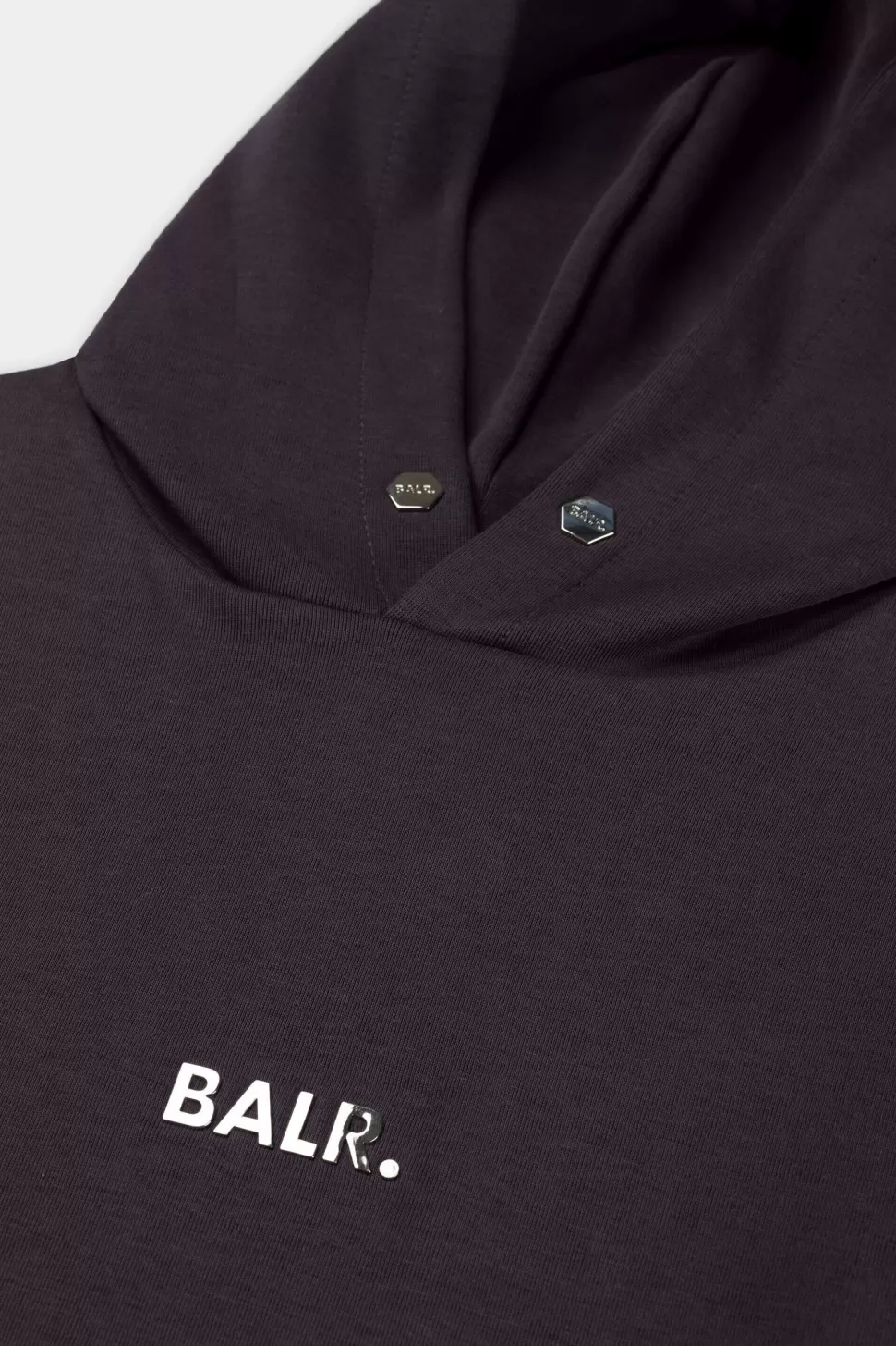 Kapuzenpullover*BALR. Q-Series Straight Classic Hoodie Asphalt