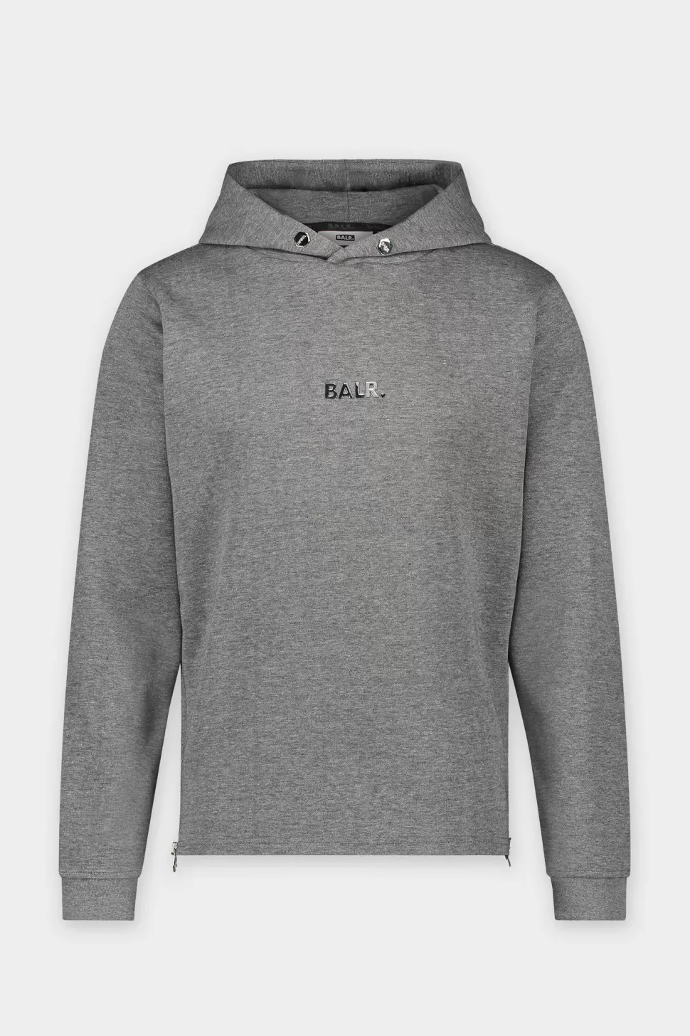 Kapuzenpullover*BALR. Q-Series Straight Classic Hoodie Dk Grey Heather