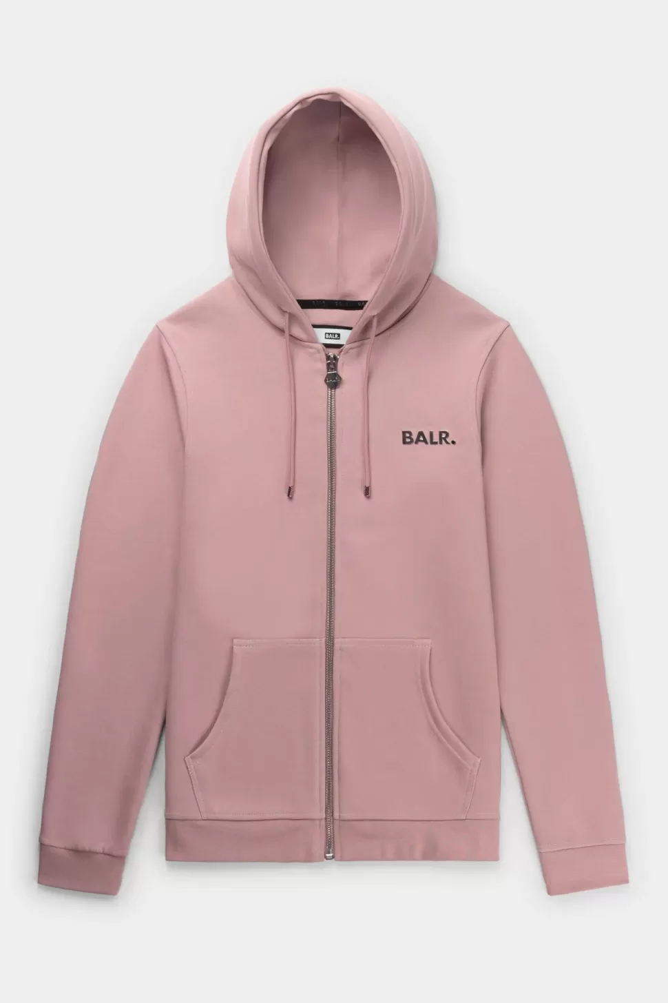 Sweatshirts*BALR. Q-Series Straight Zip Thru Hoodie Renewed Foxglove