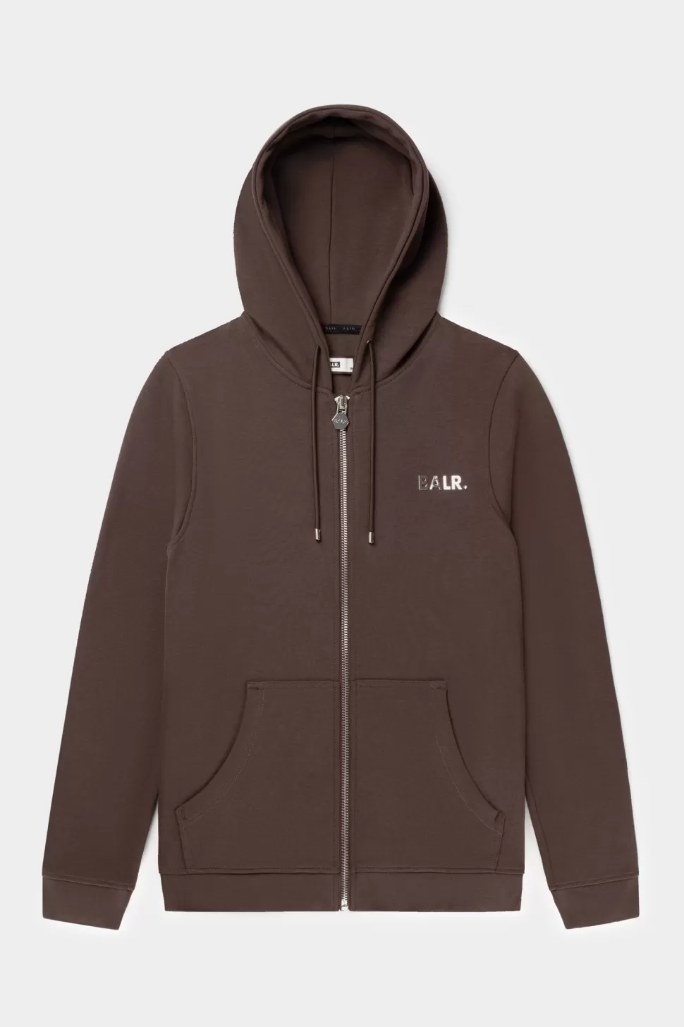 Sweatshirts*BALR. Q-Series Straight Zip Thru Hoodie Renewed Java