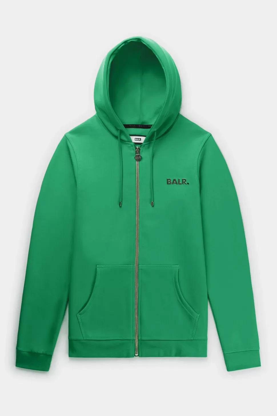 Sweatshirts*BALR. Q-Series Straight Zip Thru Hoodie Renewed Putting Green