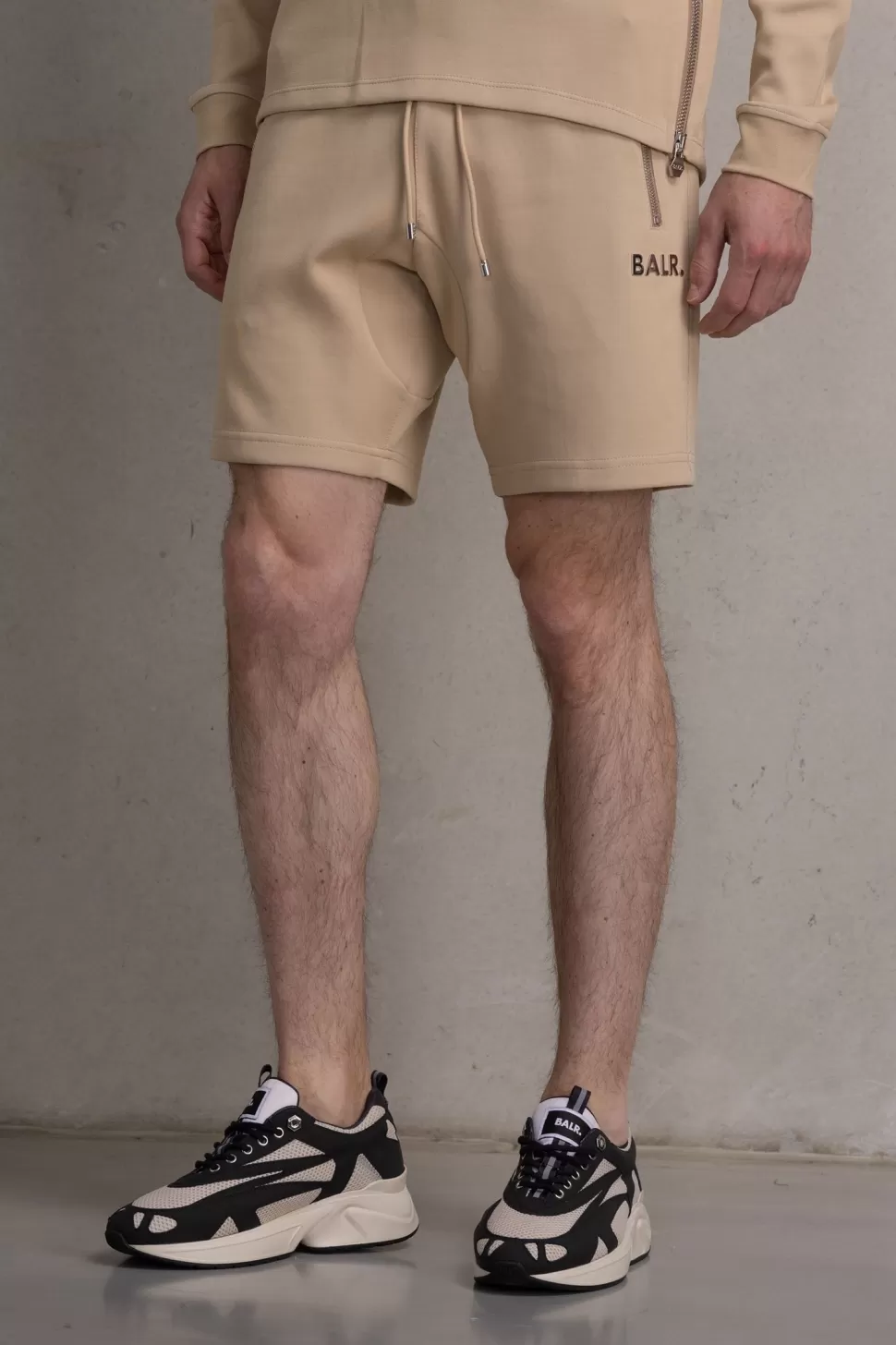 Kurze Hosen*BALR. Q-Series Sweat Short Irish Cream