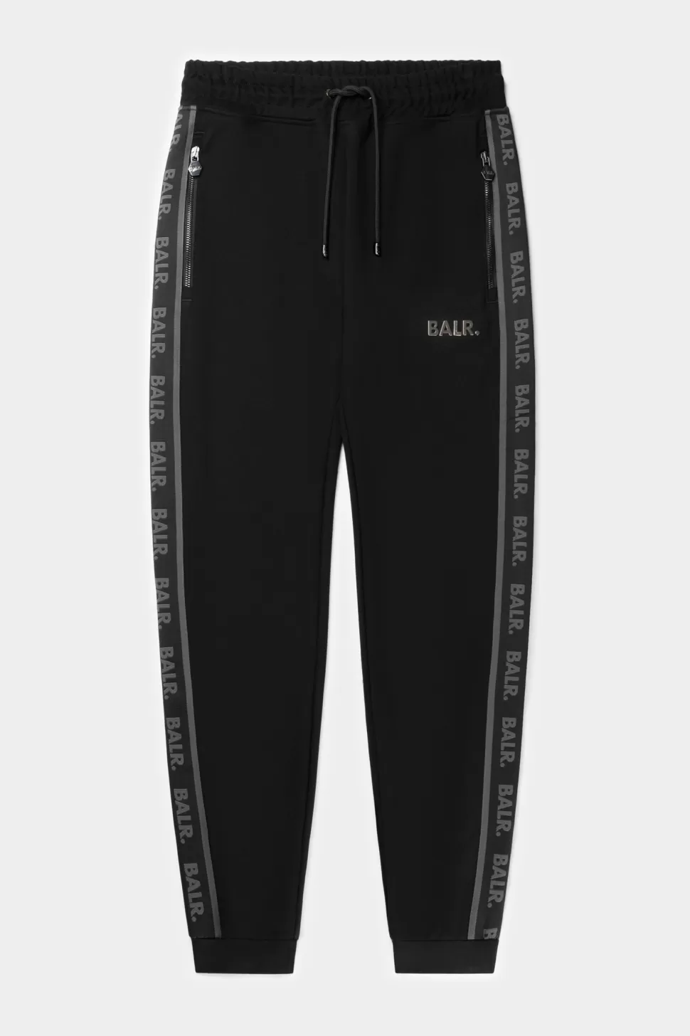 Jogginghose*BALR. Q-Tape Slim Classic Sweatpants Jet Black