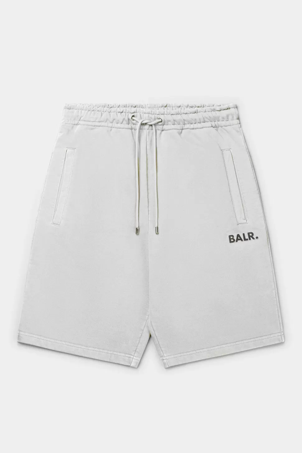 Kurze Hosen*BALR. Tony Regular Blanks Sweat Shorts Egret