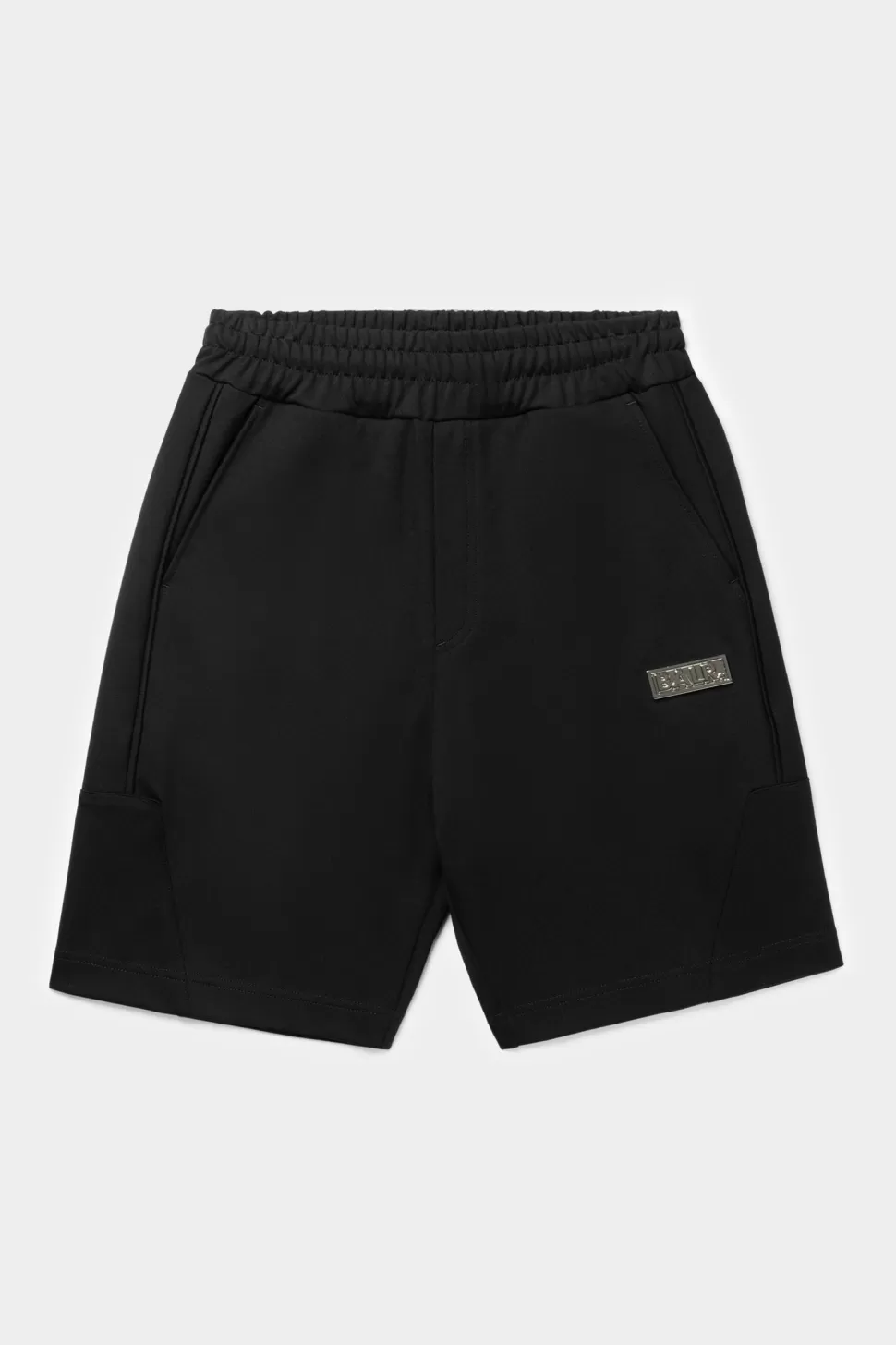 Kurze Hosen*BALR. Tony Regular Panel Sweat Shorts Jet Black