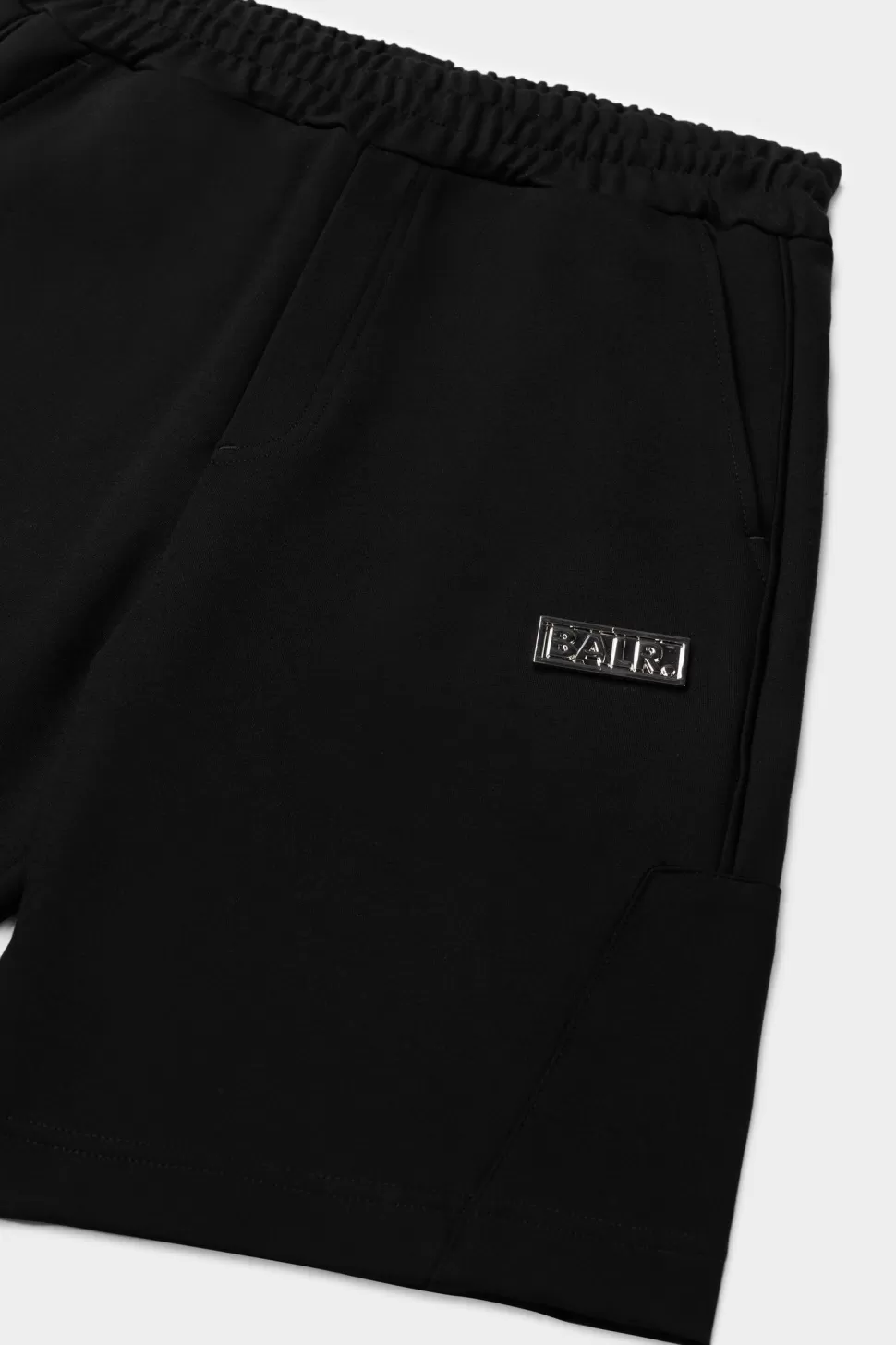 Kurze Hosen*BALR. Tony Regular Panel Sweat Shorts Jet Black